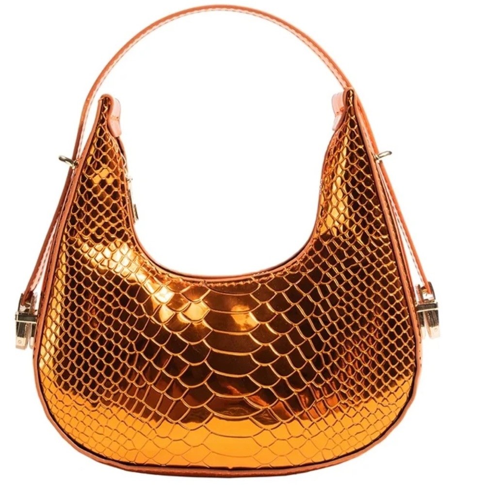Handbag Crocodile Pattern Bag 🧡(Orange)